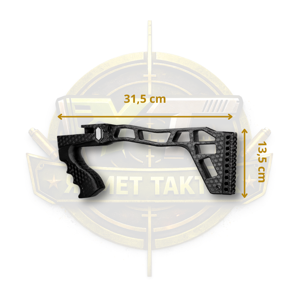 Складной приклад — черный, фото 2